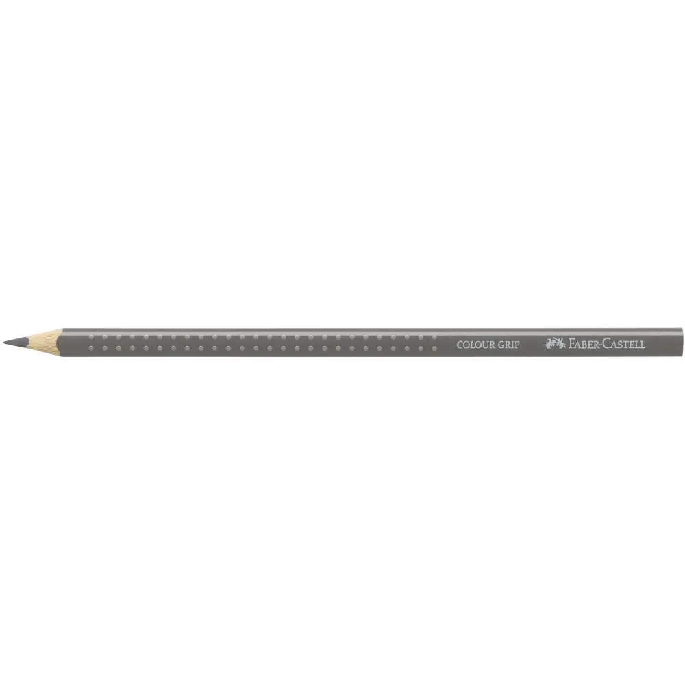 Matita colorata FABER-CASTELL, grip caldo grigio