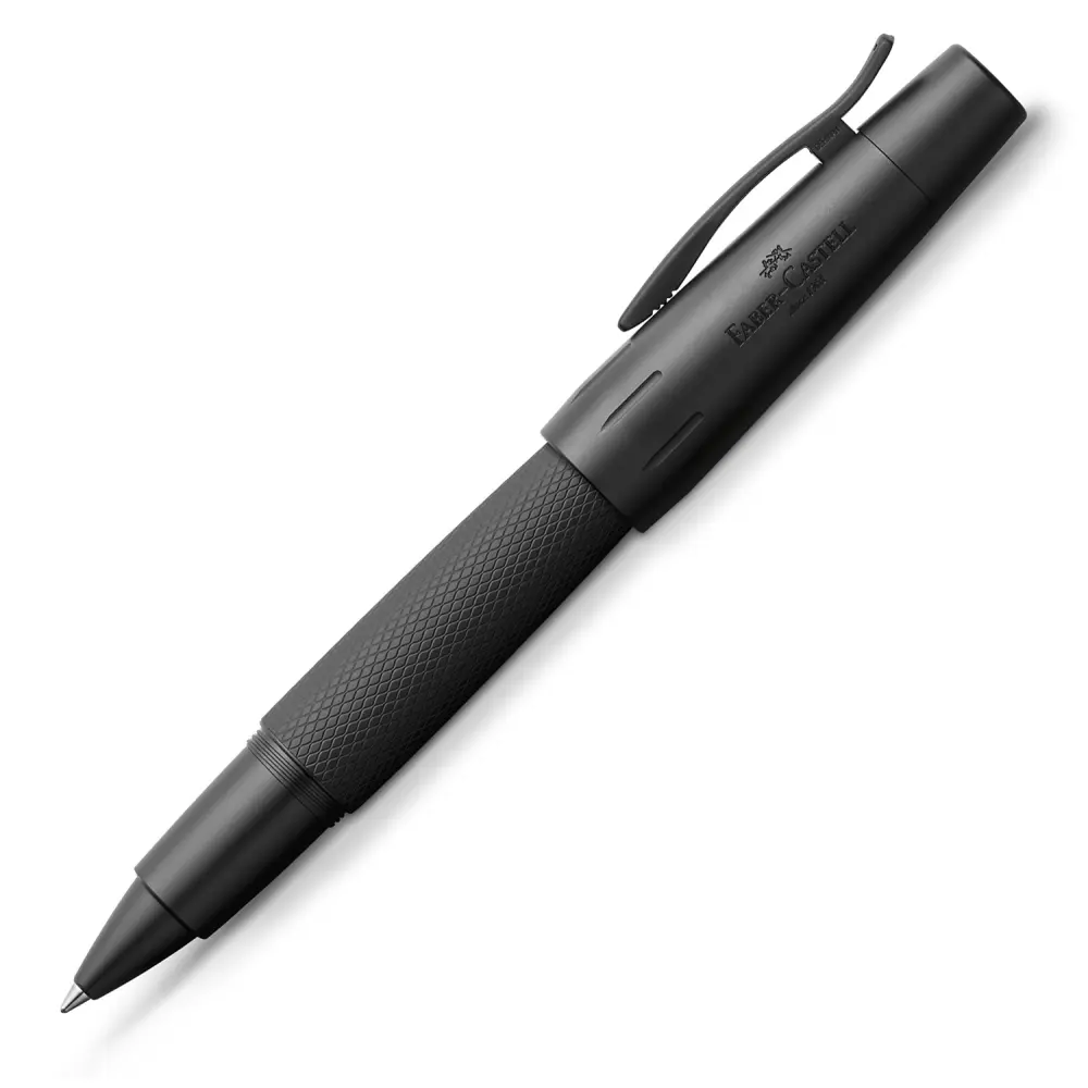 Penna roller Faber-Castell E Motion Pure nera
