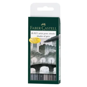 Pennarelli Faber-Castell Pitt B Grigio 6/1