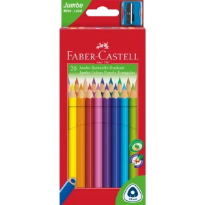 Matite colorate triangolari Faber-Castell Jumbo20/1