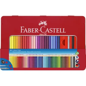 Matite colorate FABER-CASTELL, grip 48/1 in metallo