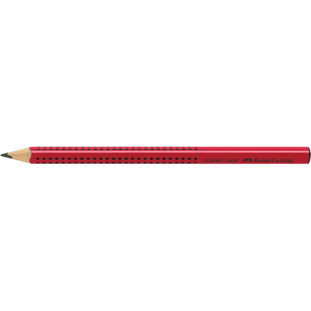 Matita FABER-CASTELL, grip jumbo rossa