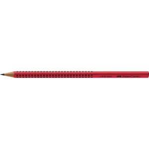 Matita in grafite FABER-CASTELL, con presa comfort rossa