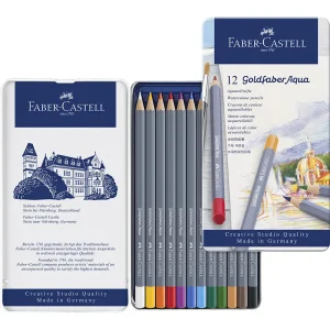 Coloured pencils Faber-Castell Goldfaber Aqua12/1