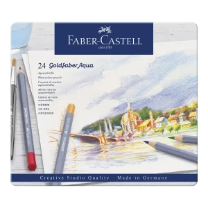 Coloured pencils Faber-Castell Goldfaber Aqua24/1