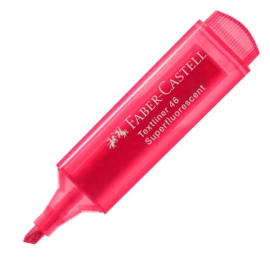 Marcatore fluorescente Faber-Castell 1546 rosso