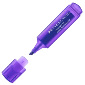 Marcatore fluorescente Faber-Castell 1546 viola
