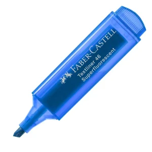 Marcatore fluorescente Faber-Castell 1546 blu