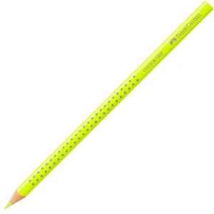 Matita colorata FABER-CASTELL, grip giallo neon