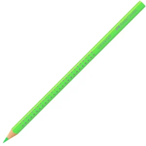 Matita colorata FABER-CASTELL, grip verde neon