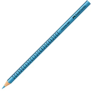 Matite colorate FABER-CASTELL, grip metallico blu