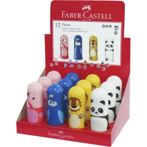 Sharpener with eraser Faber-Castell animal Faces 12/1