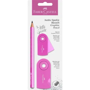 Graphite pencil Faber-Castell Spark.jumbo Slee pink 2/1AWK