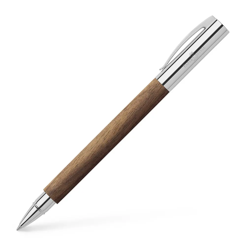 Penna roller Faber-Castell Ambition in noce