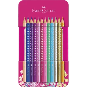 Coloured pencils FABER-CASTELL, sparkle 12/1