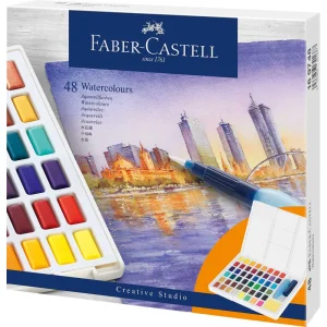 Matite colorate Faber-Castell a base d’acqua 48/1 Creative Studio
