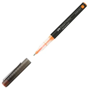 Penna roller Faber-Castell free ink Broad arancione AWK
