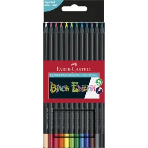 Matite colorate FABER-CASTELL, nera 12/1