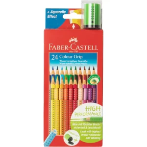 Matite colorate Faber-Castell grip 24/1+ temperamatite grip mini AWK