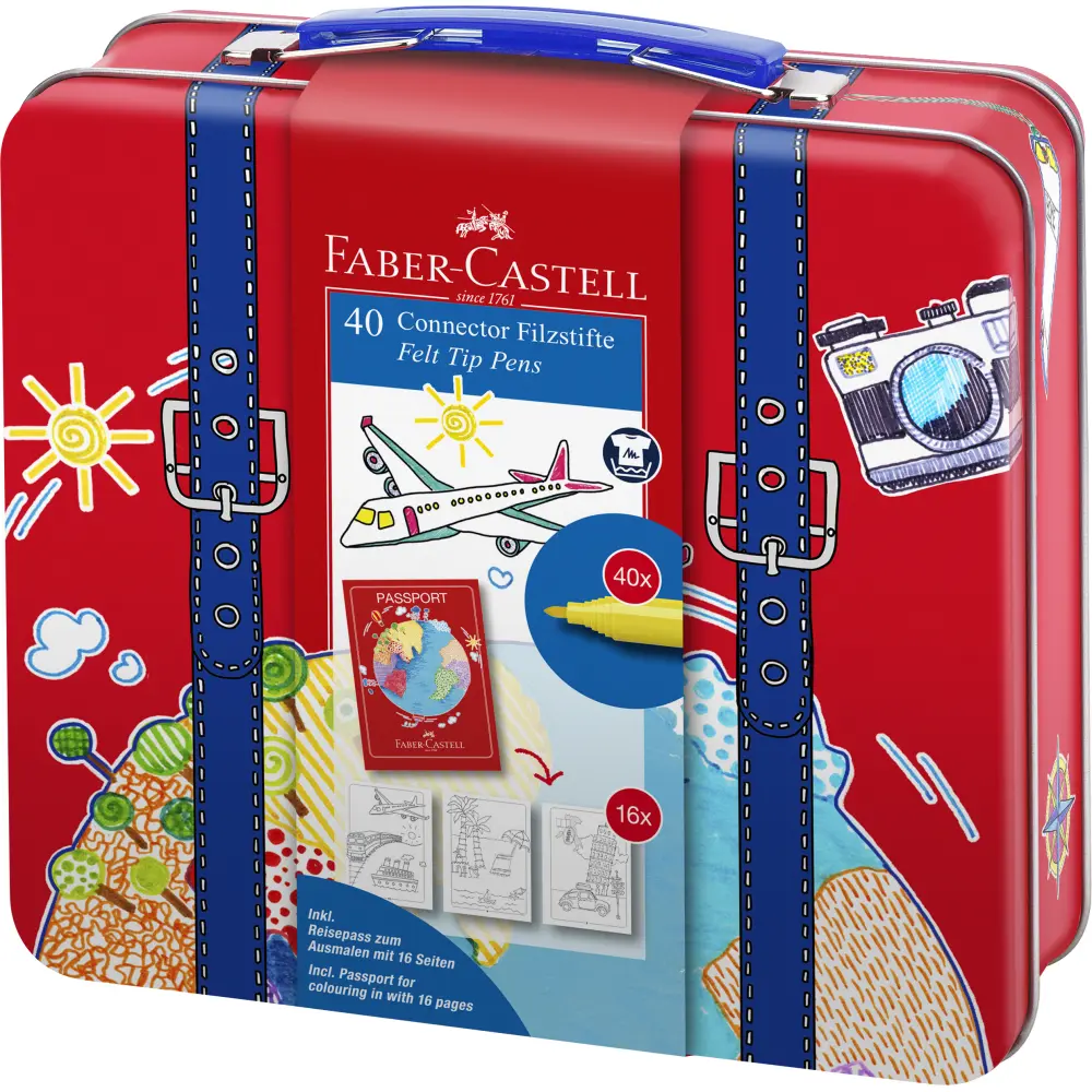 Pennarelli Faber-Castell Valigia da viaggio