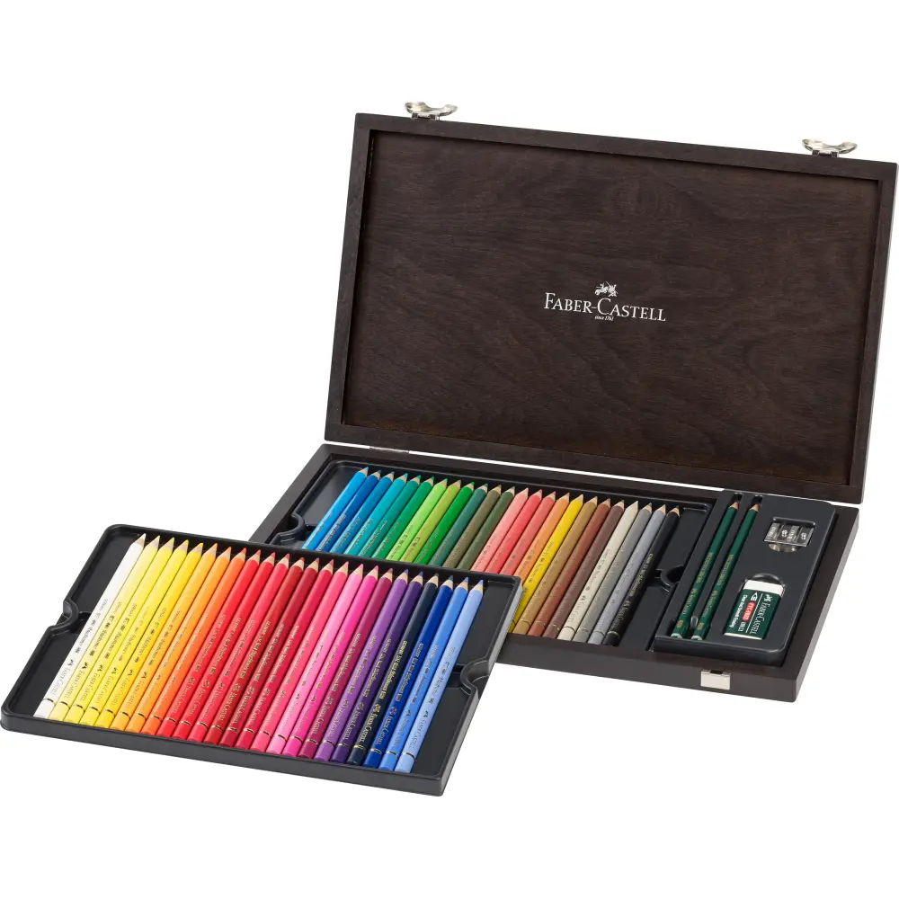 Valigia con matite pastello Faber-Castell Polychromos 48/1