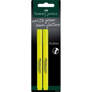 Fluorescent marker Faber-Castell 38 yellow 2/1 BC AWK