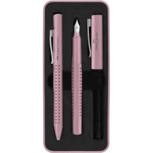 Set regalo Faber-Castell penna stilografica/bp rosa