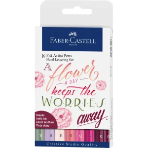 Pennarelli Faber-Castell Pitt Lettering Flower 8/1