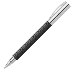 Penna roller Faber-Castell Ambition 3D Leaves nera