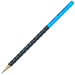 Matita in grafite Faber-Castell grip Nera/blu