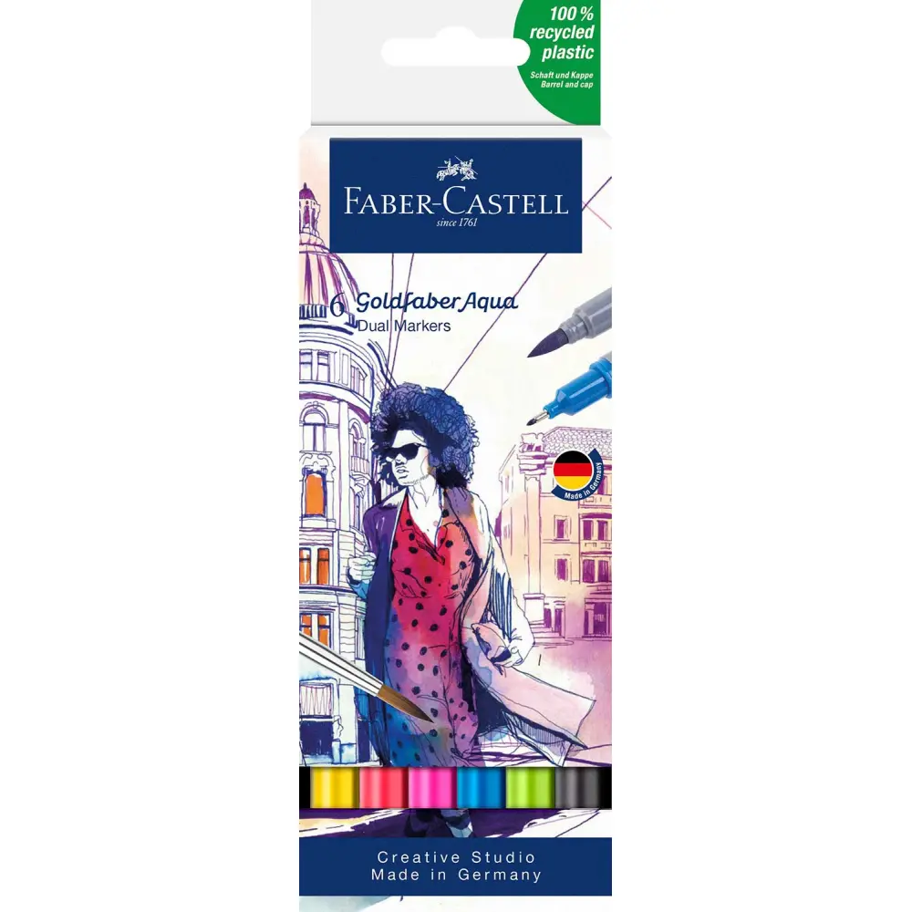 Marcatore Faber-Castell Duo aqua 6/1