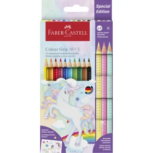 Matite colorate Faber-Castell grip Unicorno 10+3
