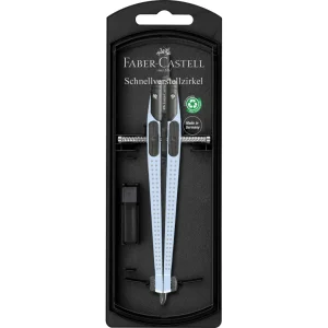 Compasso da disegno Faber-Castell Grip Sky Blue