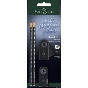 Set matite Faber-Castell sparkle nero
