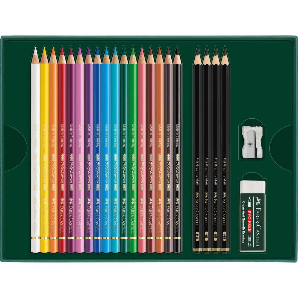 Set Faber-Castell poly & Pitt Graph.mat 17+4 AWK