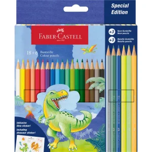 Matite colorate Faber-Castell Dino 18+6 272657