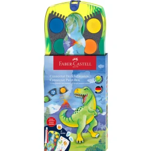 Matite colorate a base d’acqua Faber-Castell connect dino 12 CN bianca