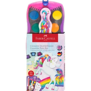 Matite colorate a base d’acqua Faber-Castell Unicorn 12 CN bianche
