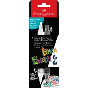 Marcatore Faber-Castell Acryl Black&white 2/1 BC