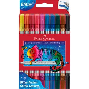 Pennarelli Faber-Castell Obojestranski Gliter 10/1