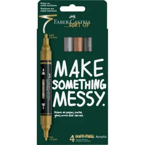 Marcatore Faber-Castell Acryl Multi SP metal 4/1