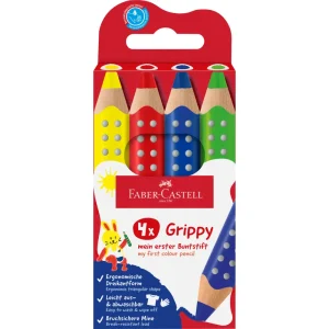 Matite colorate Faber-Castell Grippy 4/1