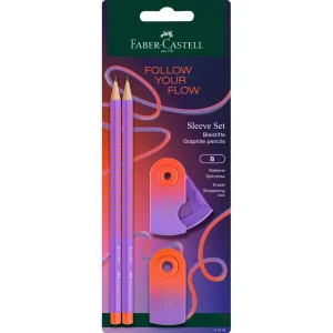 Matita in grafite Faber-Castell grip 4/1 custodia Punchy Melon