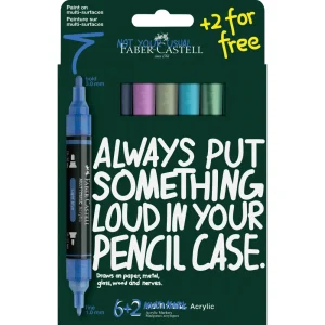 Marcatore Faber-Castell Acryl Multi Frost 6+2