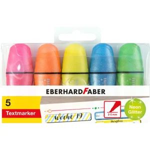 Mini glitter marker Efa neon 5/1