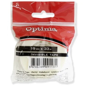 Nastro adesivo per colla 19mm x 33m, invisibile, busta