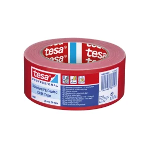 Textile tape tesa 50MMX25M, red
