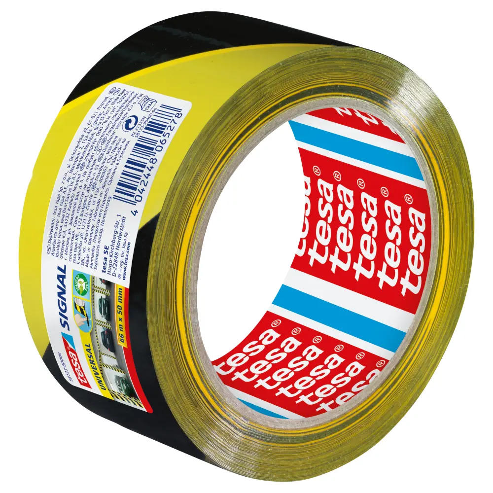 Nastro di avvertimento 50MMX66M Nero/Rosso