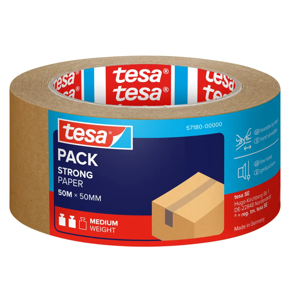 Nastro adesivo carta forte Tesa 50X50 beige