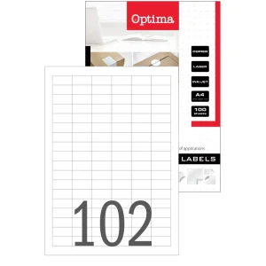 Etichette laser Optima 30 x 15mm